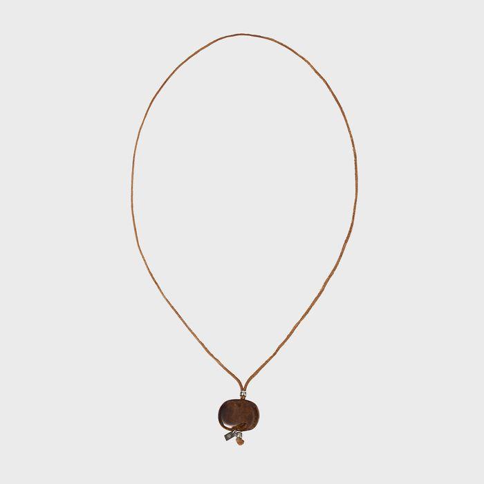 [2nd REORDER] STPB PEBBLE NECKLACE [BROWN]