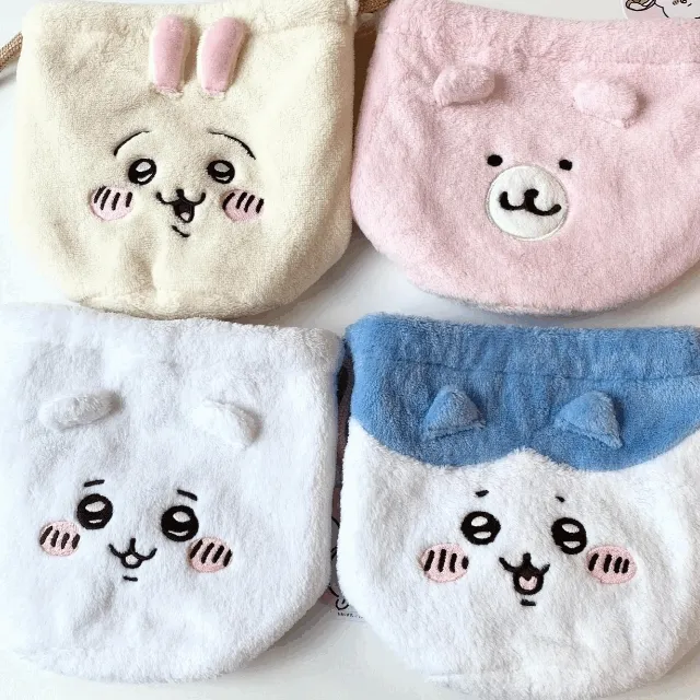 (11차재입고)먼작귀 치이카와 페이스 파우치 재입고