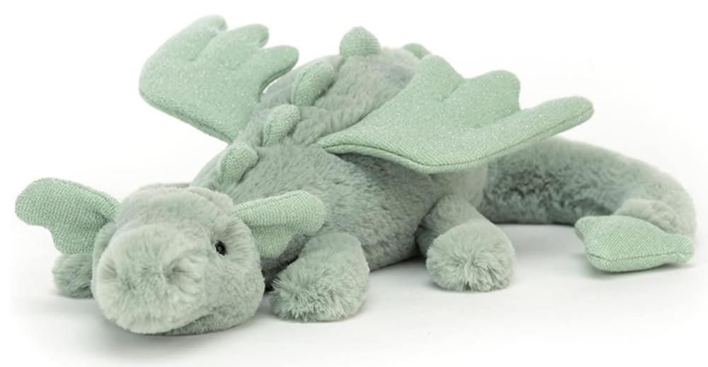 Jellycat 젤리캣 드래곤 용 수면 애착 인형 그린 25cm