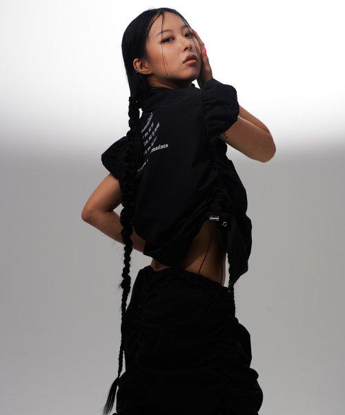 231 퍼프 스트링 점퍼 [블랙]