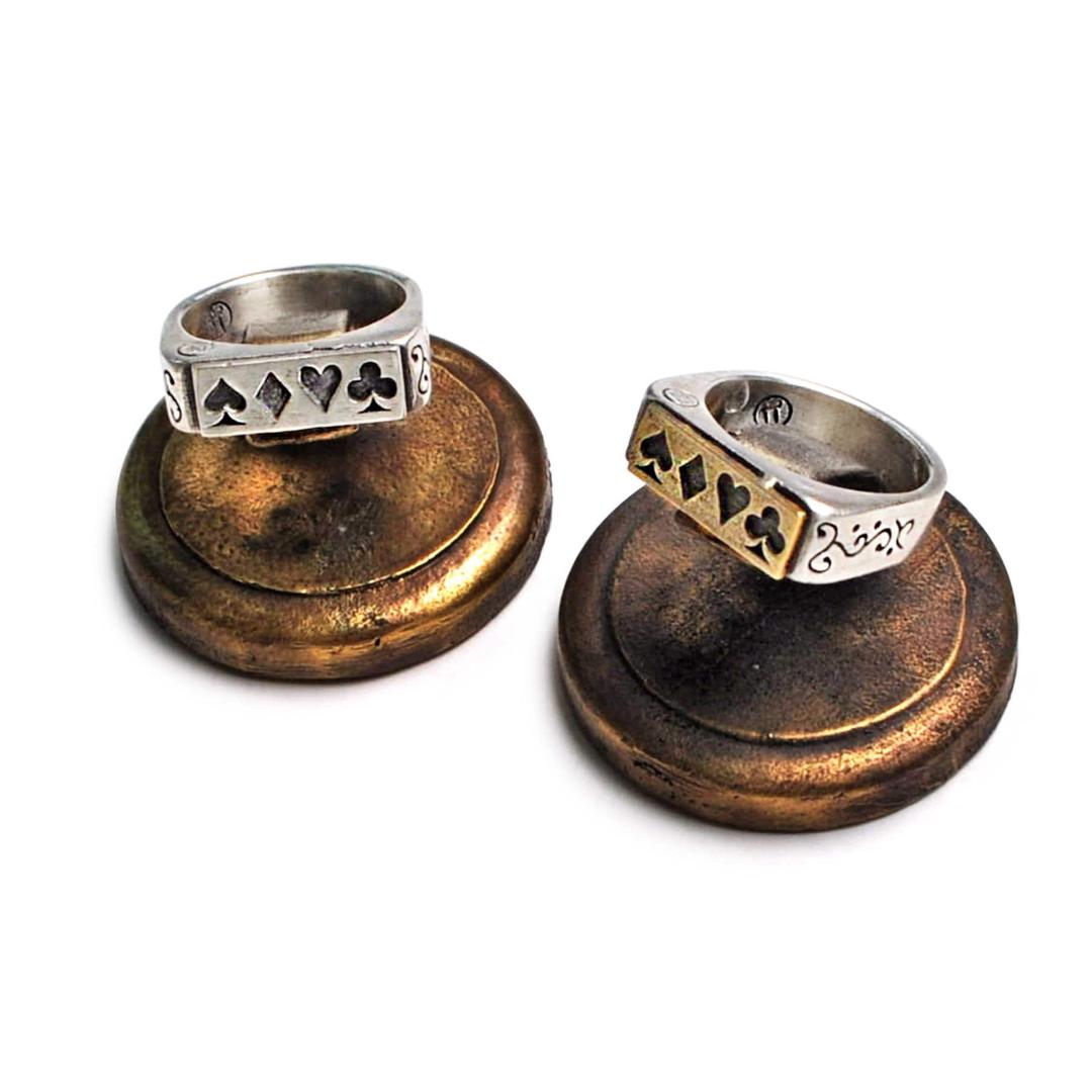 Trump Card Angled Ring