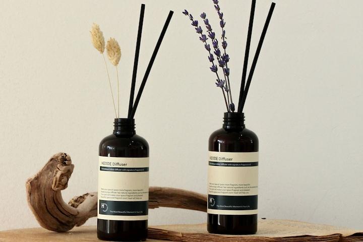 (2개세트)클래식 디퓨저 200ml 화장실 실내방향제 (+꽃 리드)