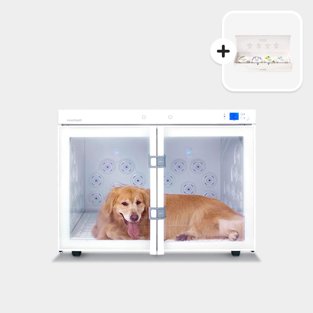 붐펫드라이룸 W400 대형 강아지, 고양이 드라이기 드라이룸 (화이트)