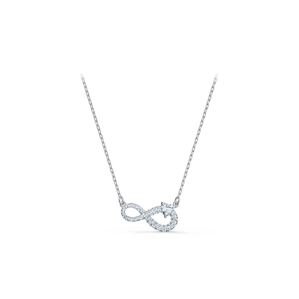 [스와로브스키/본사정품] Swa Infinity 로듐 목걸이 5520576