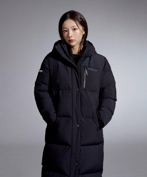 반슬리 다운 여성 롱패딩 (BLACK)