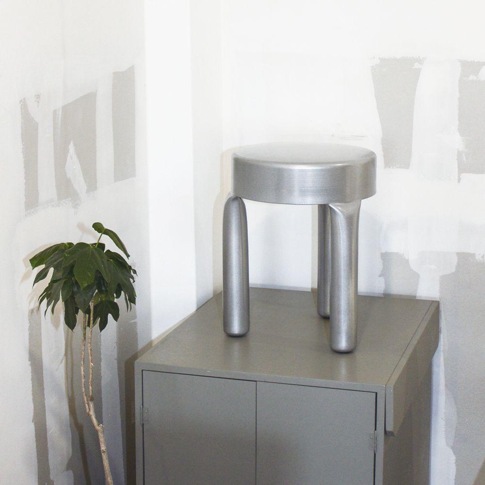 [SHIM SEUNGYEON] Pressura Stool Silver