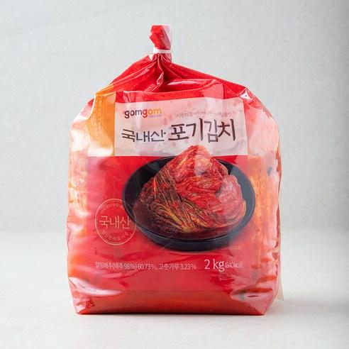 곰곰 국내산 포기 김치, 2kg, 1개 - 포기김치 | 쿠팡