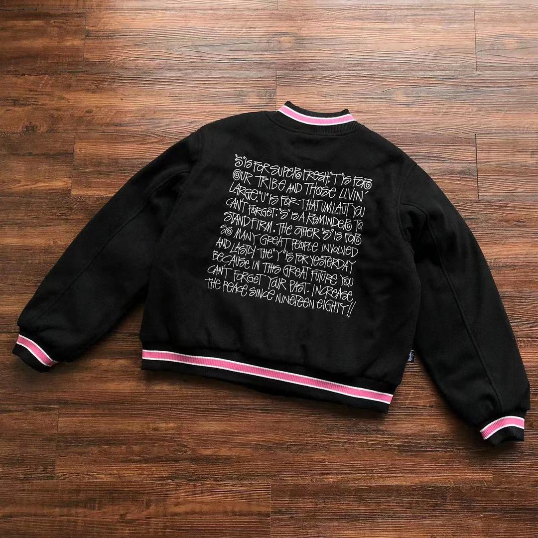 스투시 에스 토크 멜톤 바시티 자켓 890812