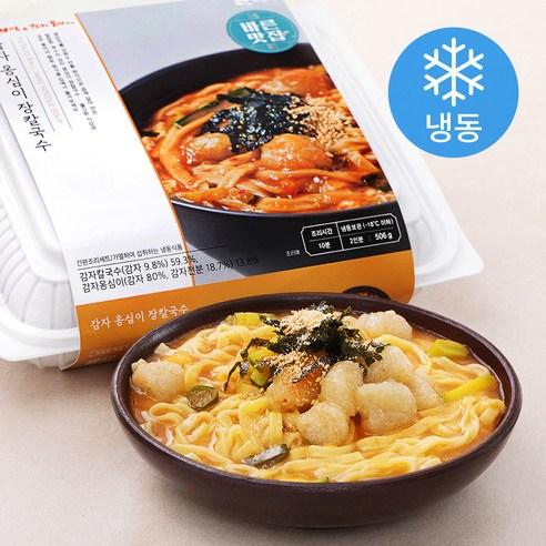 바른식 감자옹심이 장칼국수 밀키트 (냉동), 506g, 1개 - 밀키트 | 쿠팡