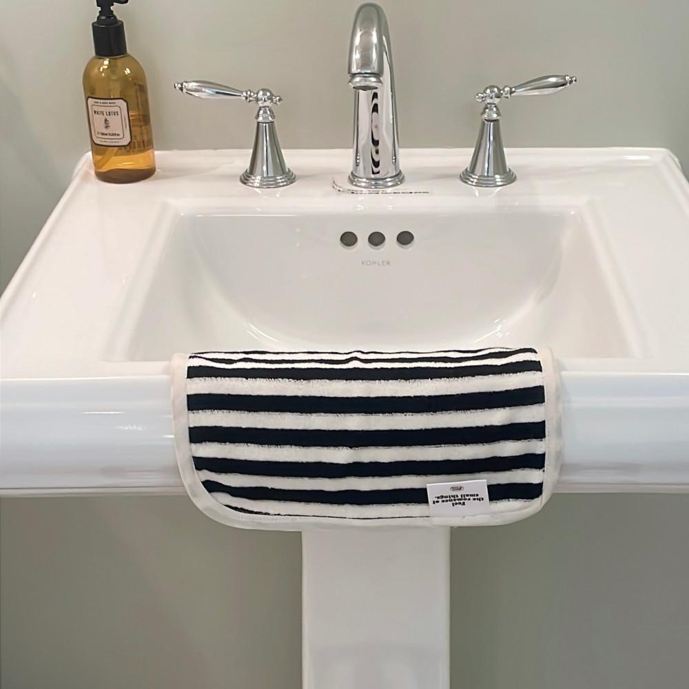 집의 조각들 스트라이프 핸드타올 핸드메이드 3color