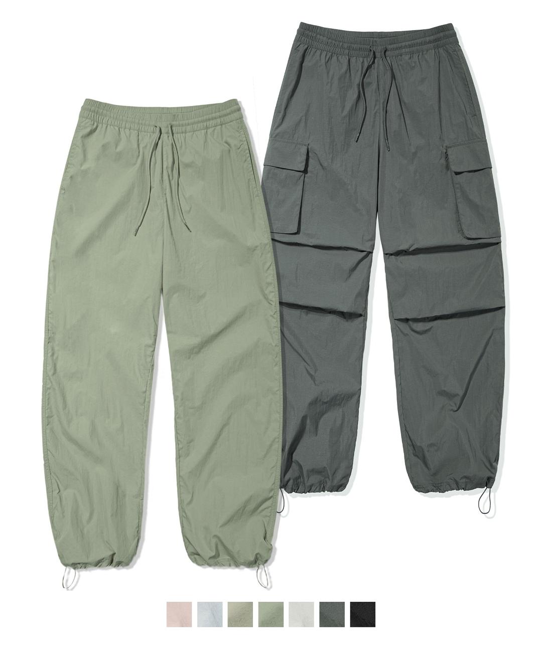 [SET] [스트링 & 카고] 쿨 나일론 팬츠_2STYLE 7COLOR