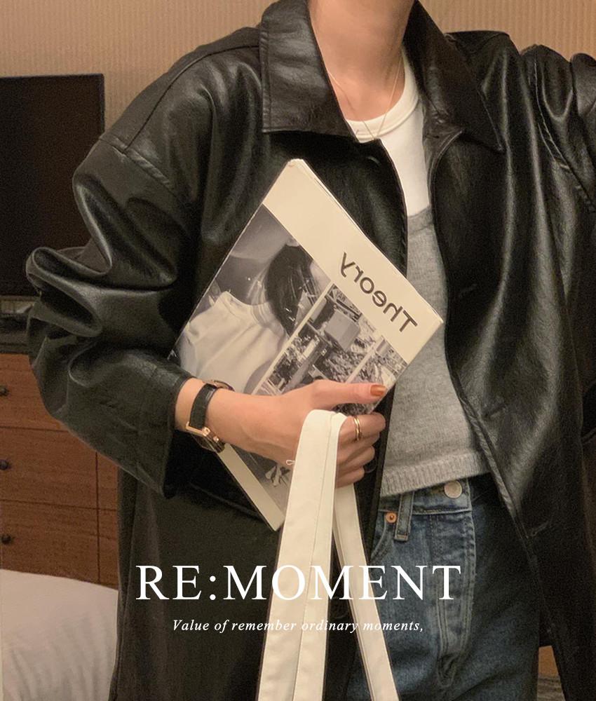 [RE:MOMENT/ 22일~24일 입고] made.베를린 하프 레더자켓 2color!  / 레더자켓 레더점퍼 가죽점퍼 가죽자켓