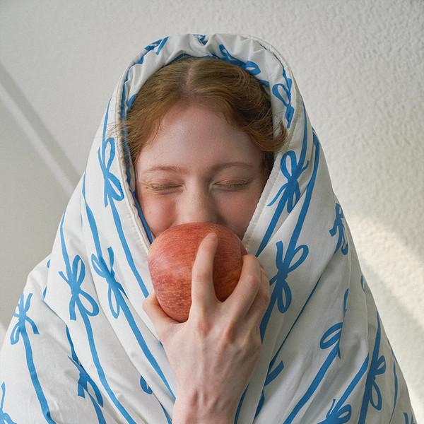 시그니처 리본 베딩 (블루)