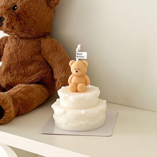 💝무료선물포장💝 곰돌이축하캔들/ 생일선물