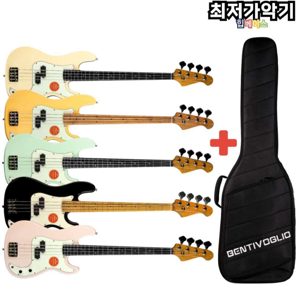 벤티볼리오 프레시전 전색상 P1W LITE 고급긱백포함 로스티드 베이스기타 입문 힙베이스