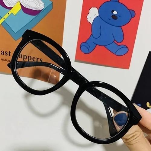 [당일출고/최저가] 빅사이즈 뿔테 두꺼운 라운드 안경테 블루라이트 차단