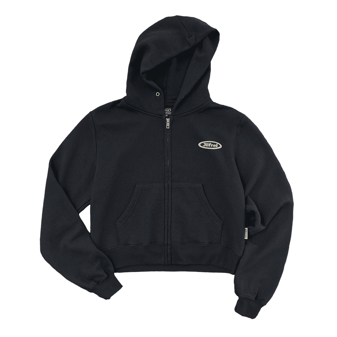 FRED OG CP ZIP-UP HOODIE (W) / BLACK