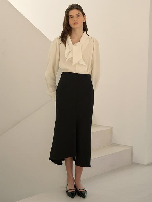 [여울 pick] 머메이드 슬릿 스커트 블랙