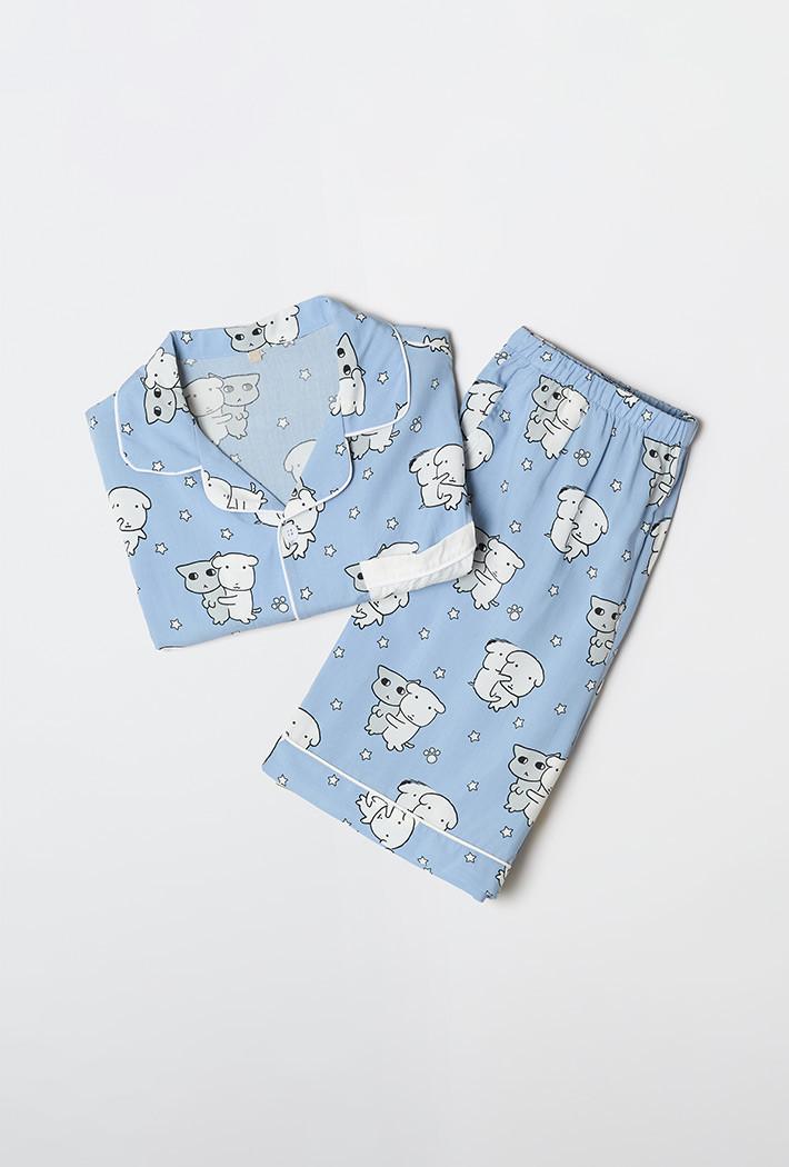 [가나디] 반팔 파자마(BLUE)_SPPPG25U06