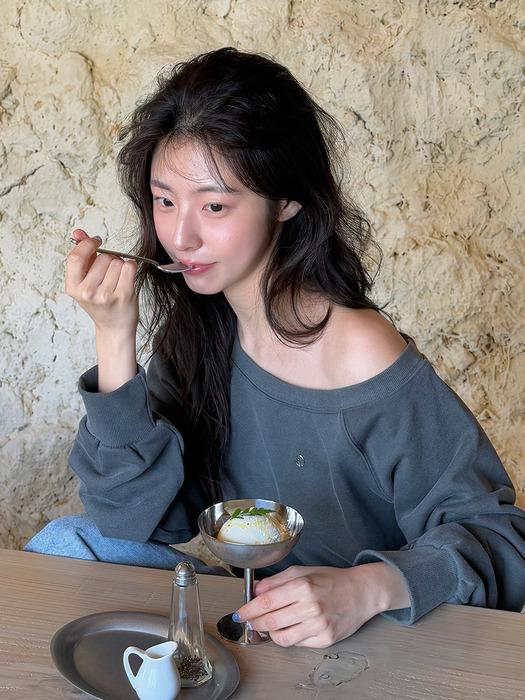 [채랑 PICK!] 에딘 오프숄더 스웻셔츠 ( 6 colors )
