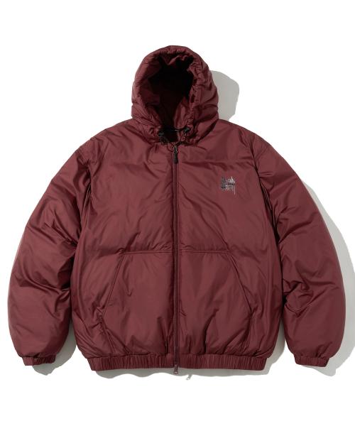 KANGAROO POCKET DOWN JUMPER - WINE