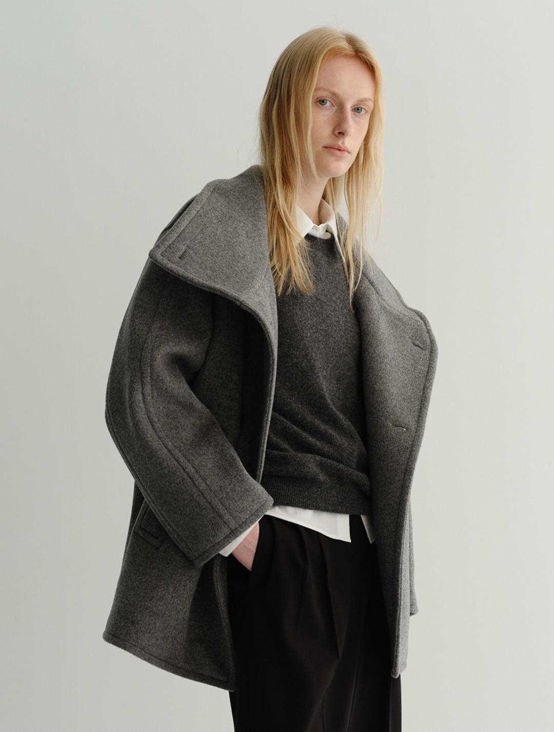 Hayes Half Coat (Grey)