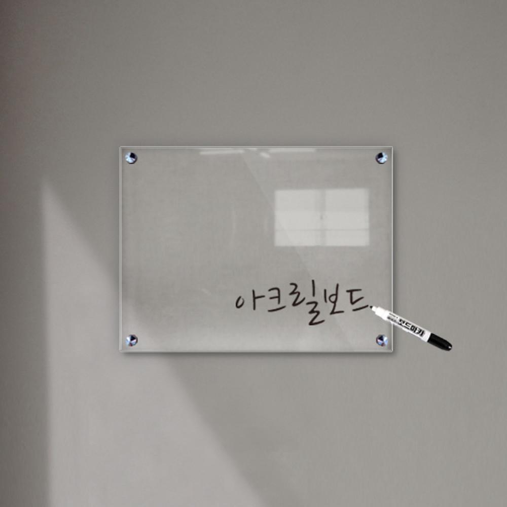 아크릴 보드 투명 칠판 40x30cm 5T (LIH2001)