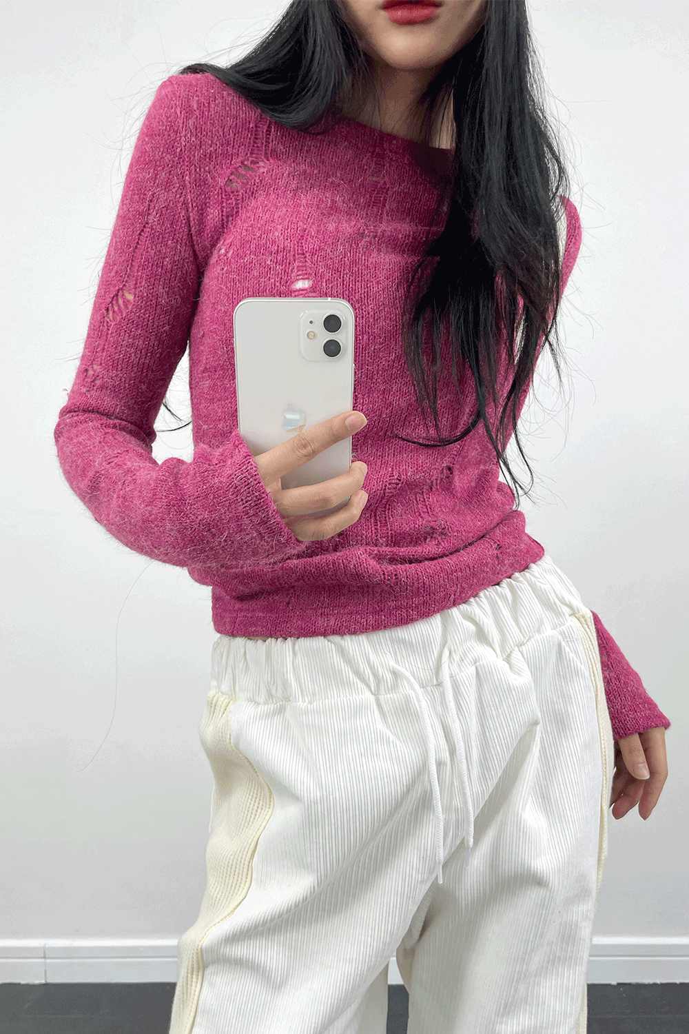 main damage knit (3colors)