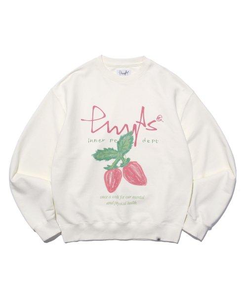 PHYPS® STRAWBERRY CREWNECK IVORY