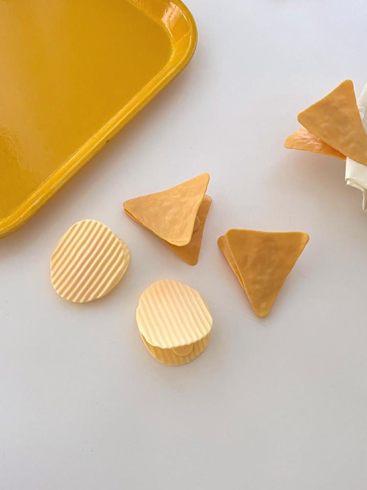 [플레인플레이트] 포테이토칩 나쵸 집게 밀봉 클립 메모집게 감자칩