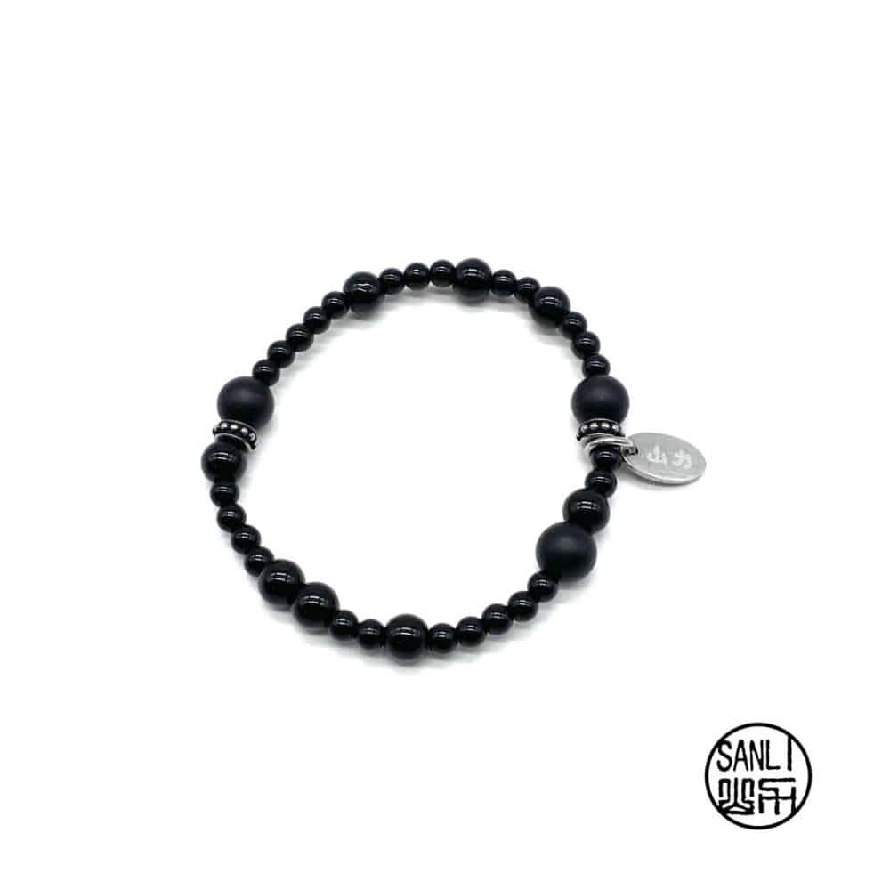*Restock 山力 올블랙 론델 팔찌