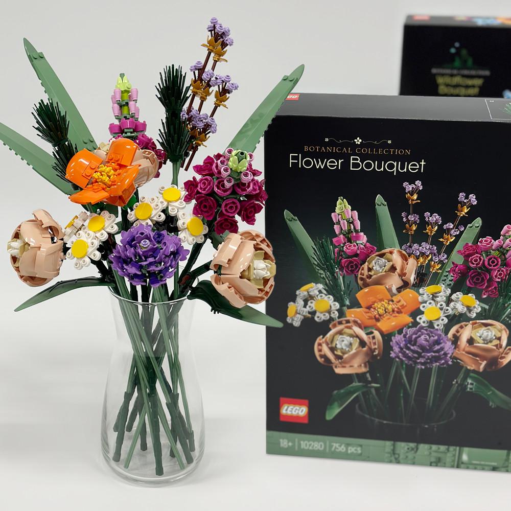 레고 꽃다발 플라워부케 10280 레고정품 카라프 화병 포함 세트