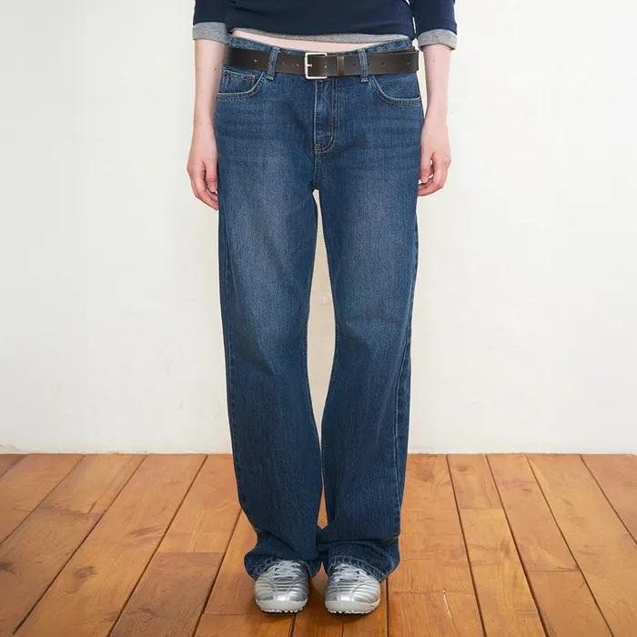 LOW-RISE STRAIGHT JEANS_NAVY BLUE_LC253PT26B3