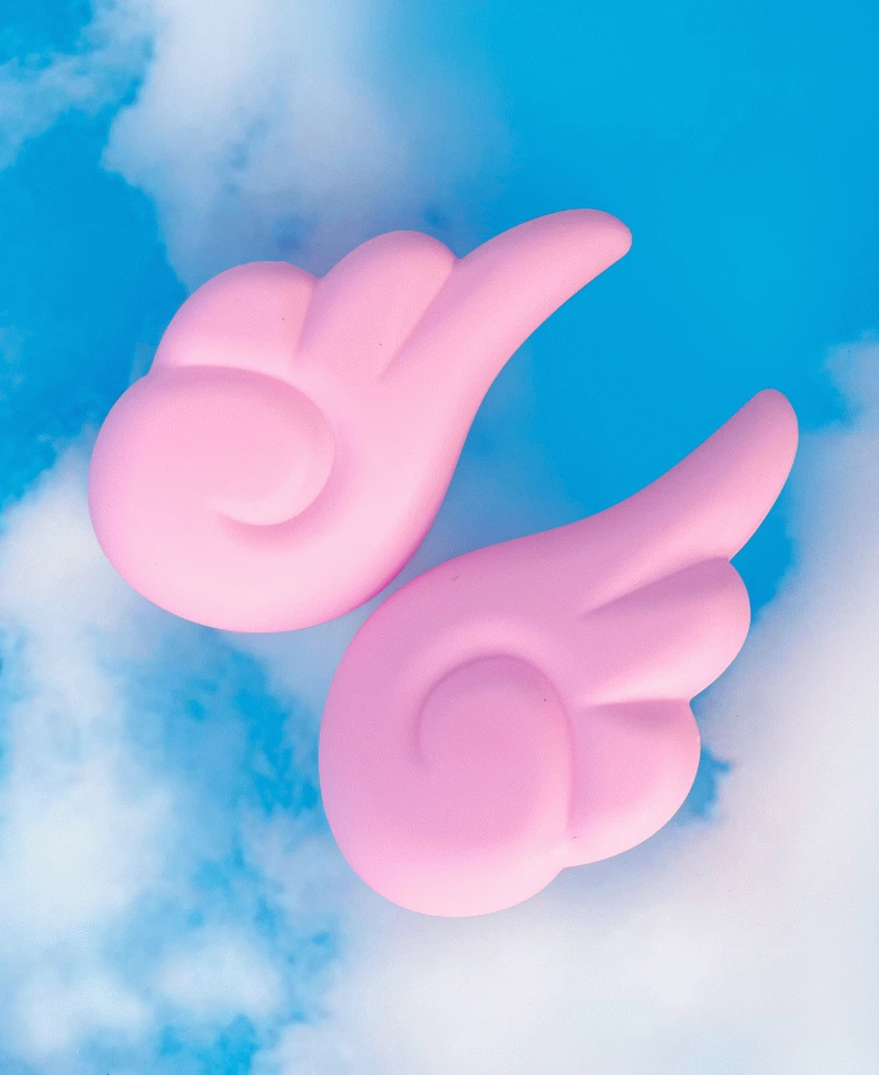 ☁️자체제작/2개set/당일출고☁️ 천사의 날개조각 머리핀 (팬싸템,아이돌룩,서브컬쳐,키치,하라주쿠패션,유니크,양산형,코스프레,생일선물,체육대회)