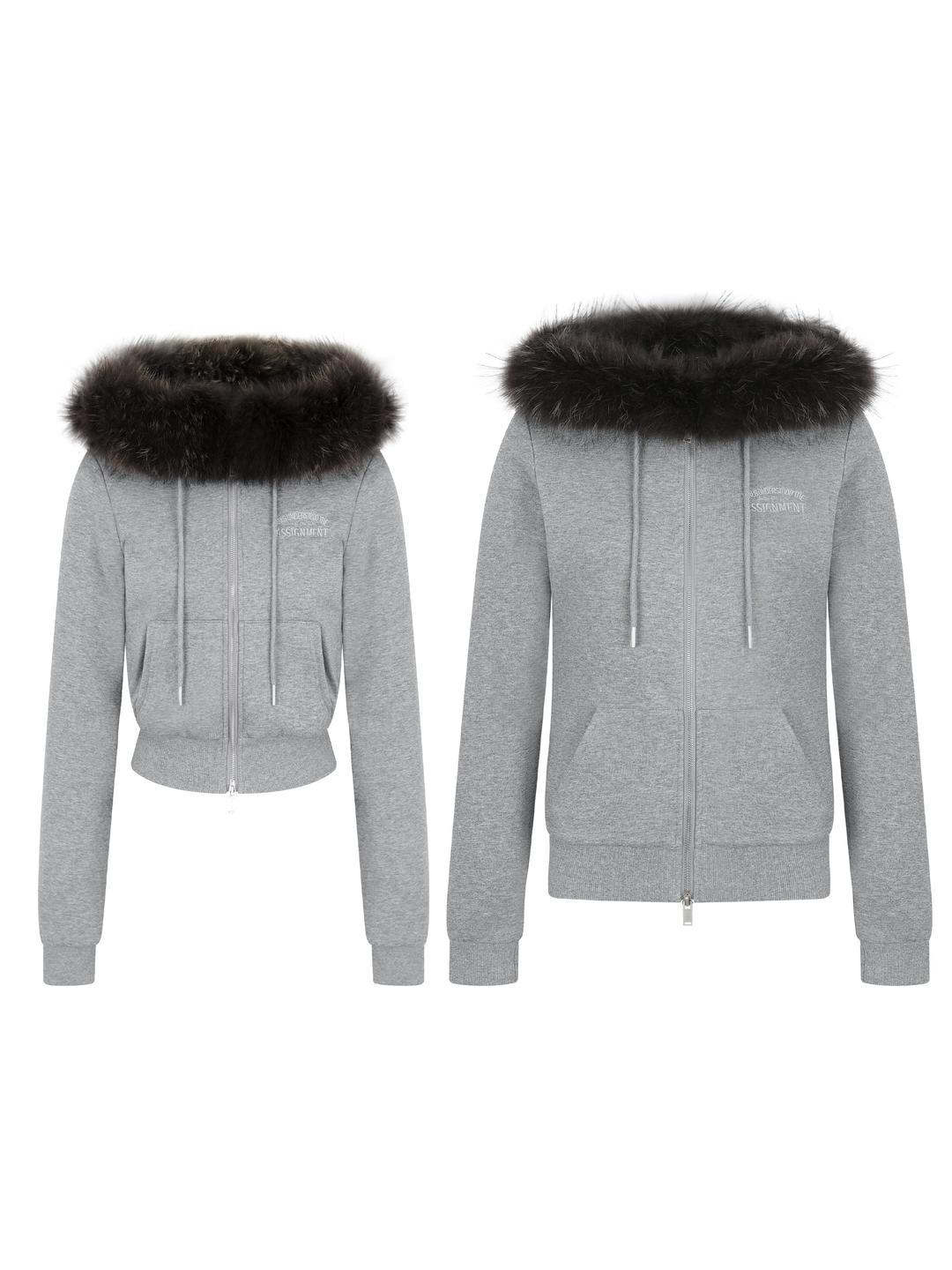 2025 Wolf Joe Hoodie In charcoal