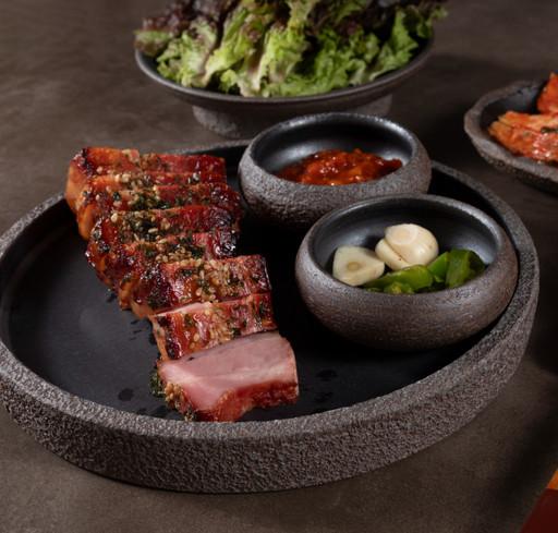 [Stone series] 원턱 접시M