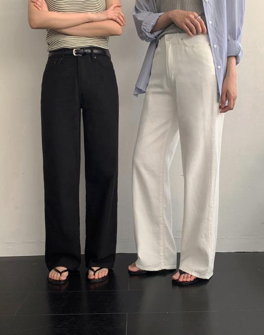 [여름바지🌴/린넨바지] [MADE]썸머 위클리 코튼 린넨 와이드 데님