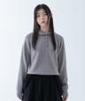 오헤시오(OHESHIO)  RACCOON COLLAR WOOL KNIT, ASH GRAY - 사이즈 & 후기 | 무신사