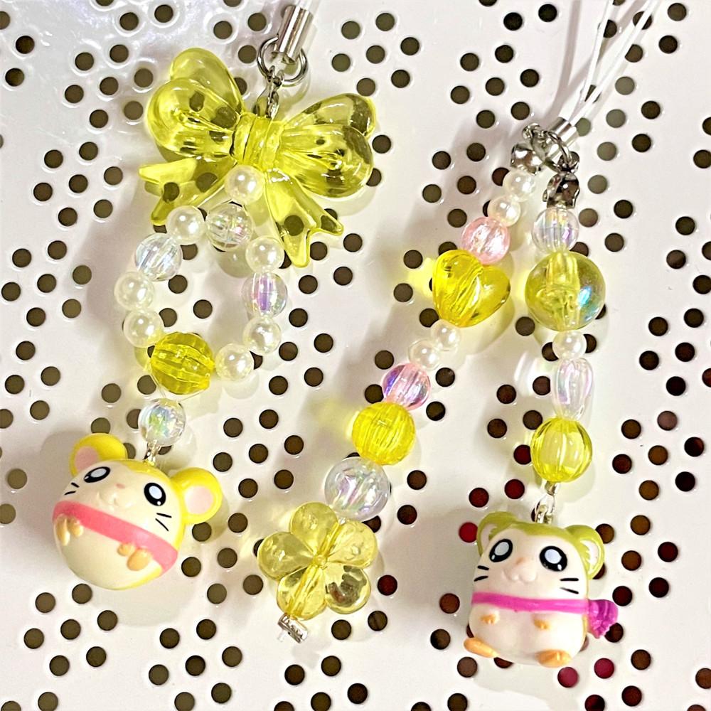 햄토리 비즈키링 / 머플러 비즈키링 / 비즈스트랩 고전문구