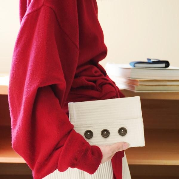 Cosy Button Note - Cotton