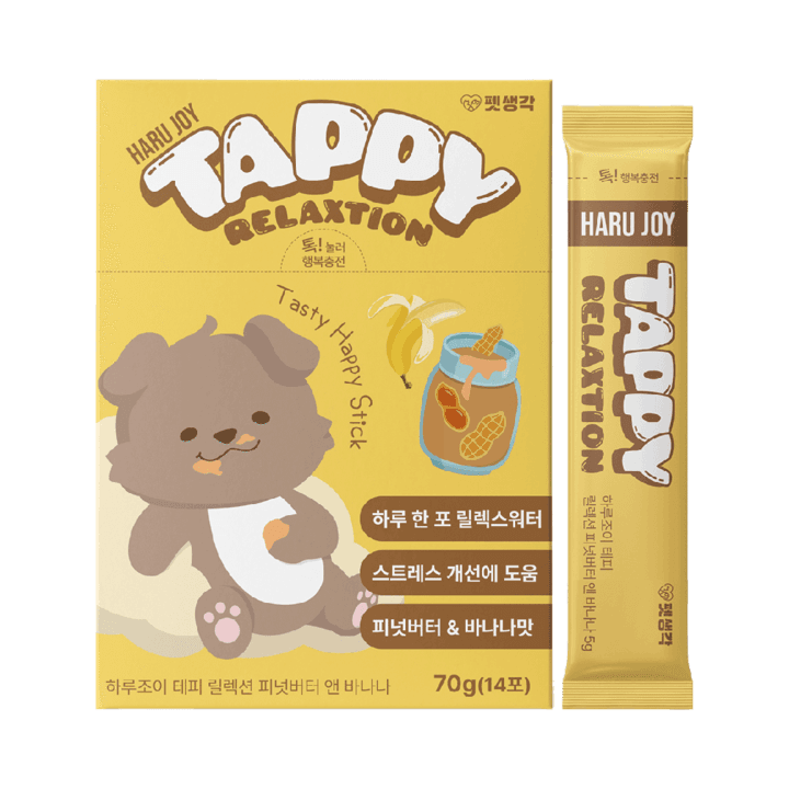 펫생각 하루조이 테피 릴렉션 피넛버터&바나나 14개입