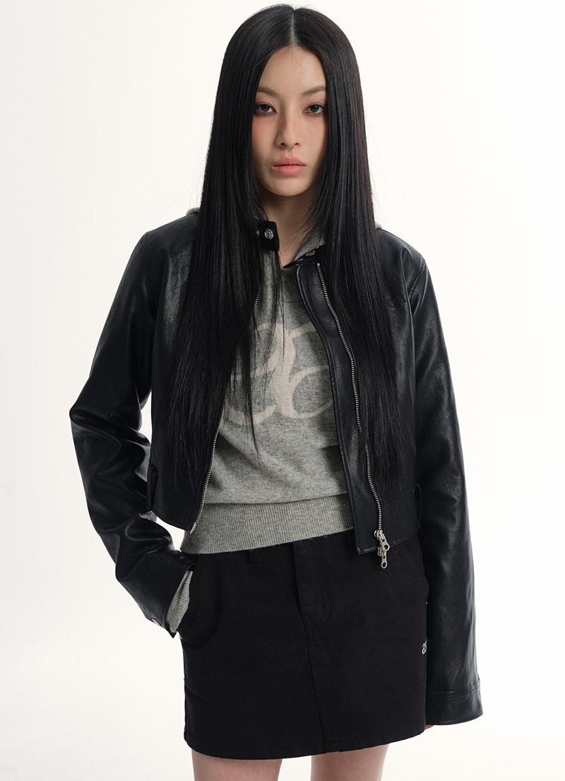 SLIM LEATHER JACKET