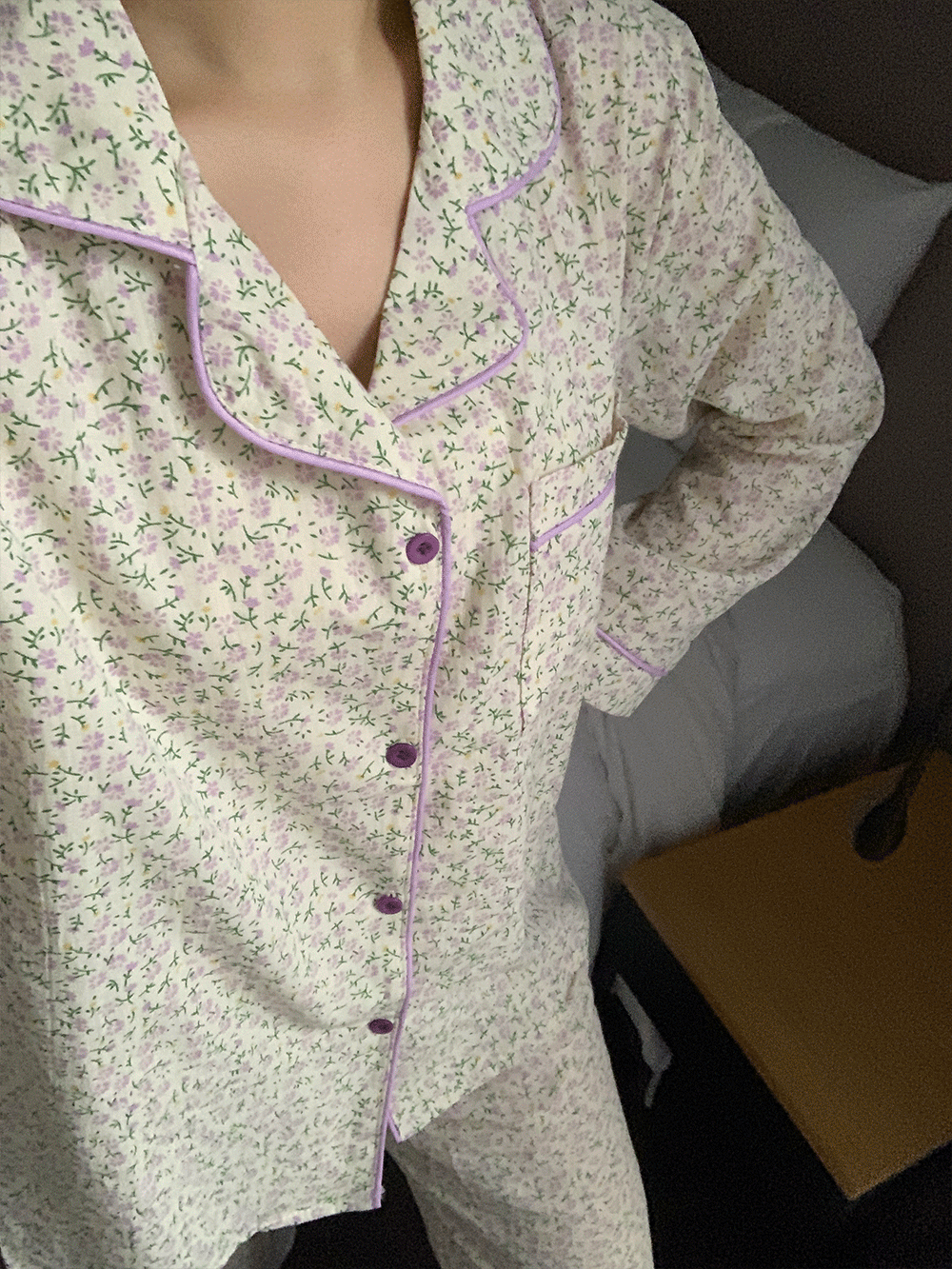 잔꽃 파자마 (4colors)