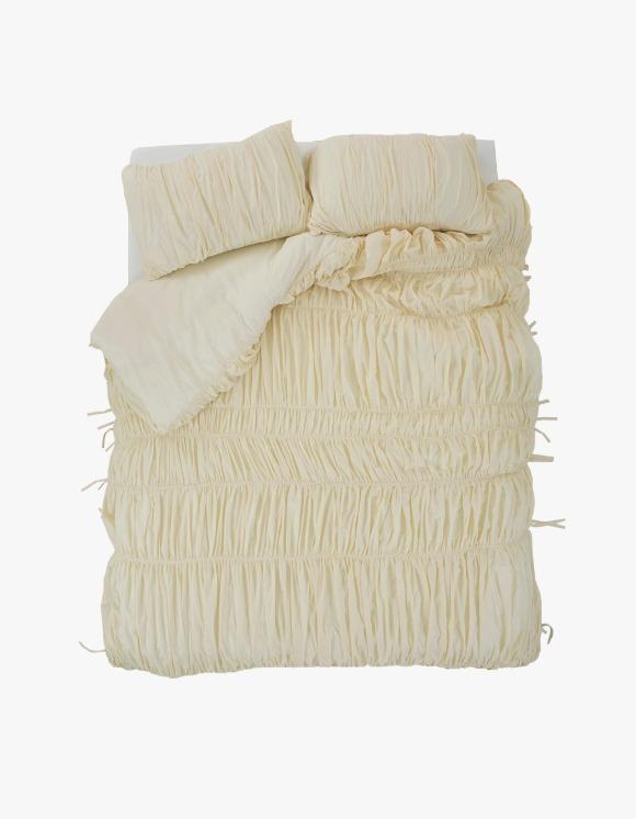 Big Waves Duvet Cover - Ivory