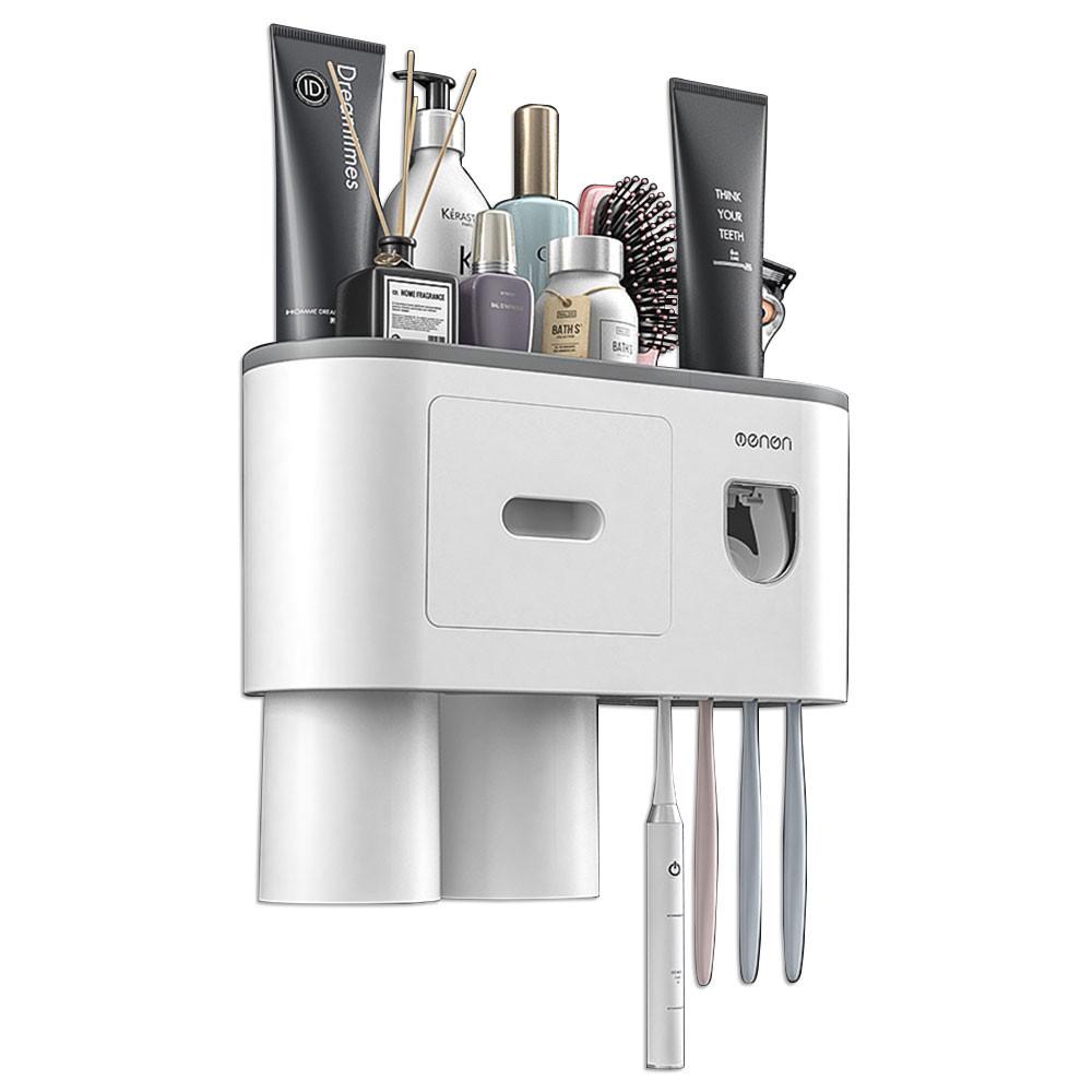 더정리 칫솔꽂이 칫솔 치솔 걸이 홀더 치약 디스펜서 거꾸로양치컵