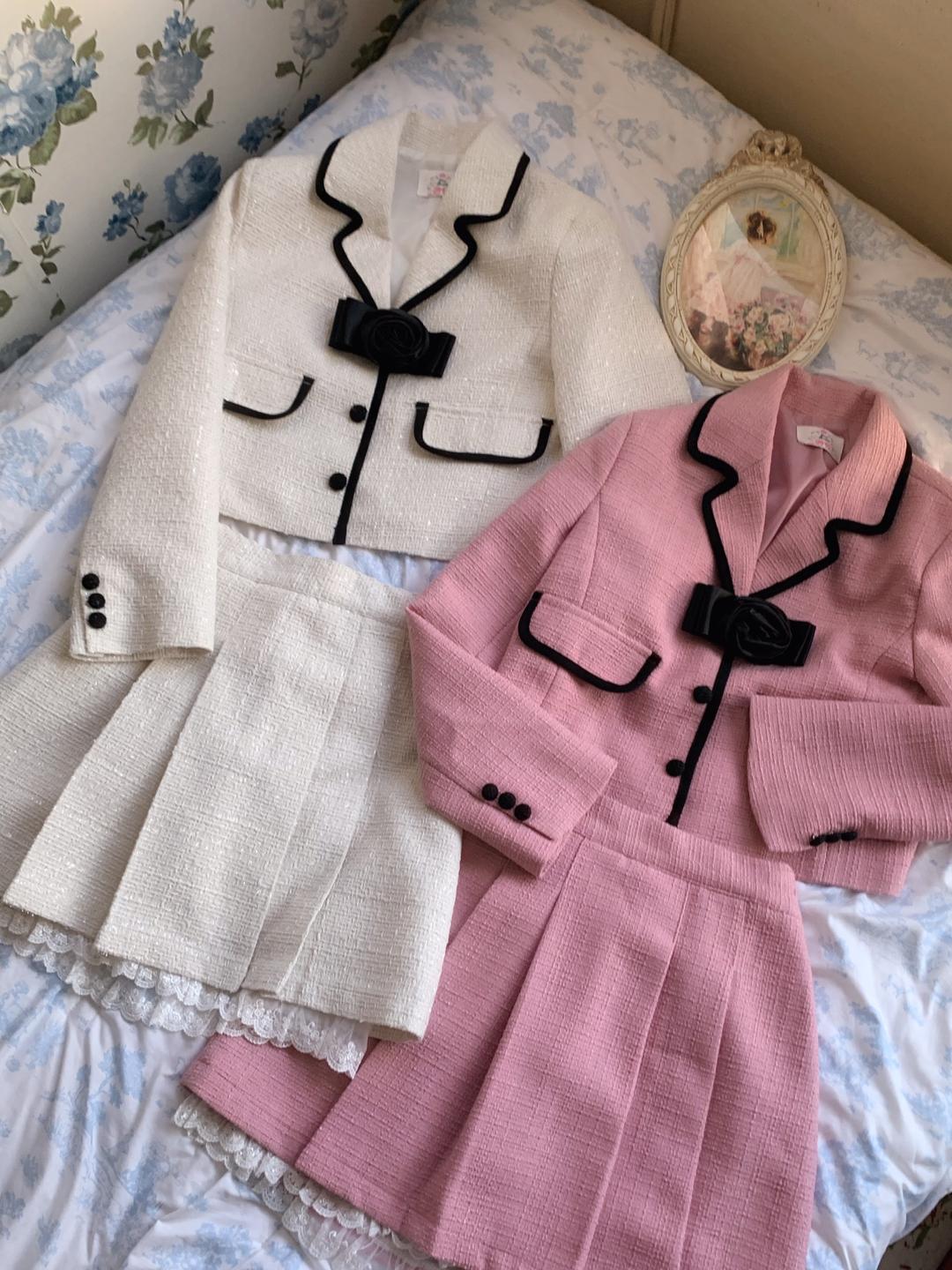 (2차)[Premium Made Line] Lovable Vintage Tweed Set-up (2 color)