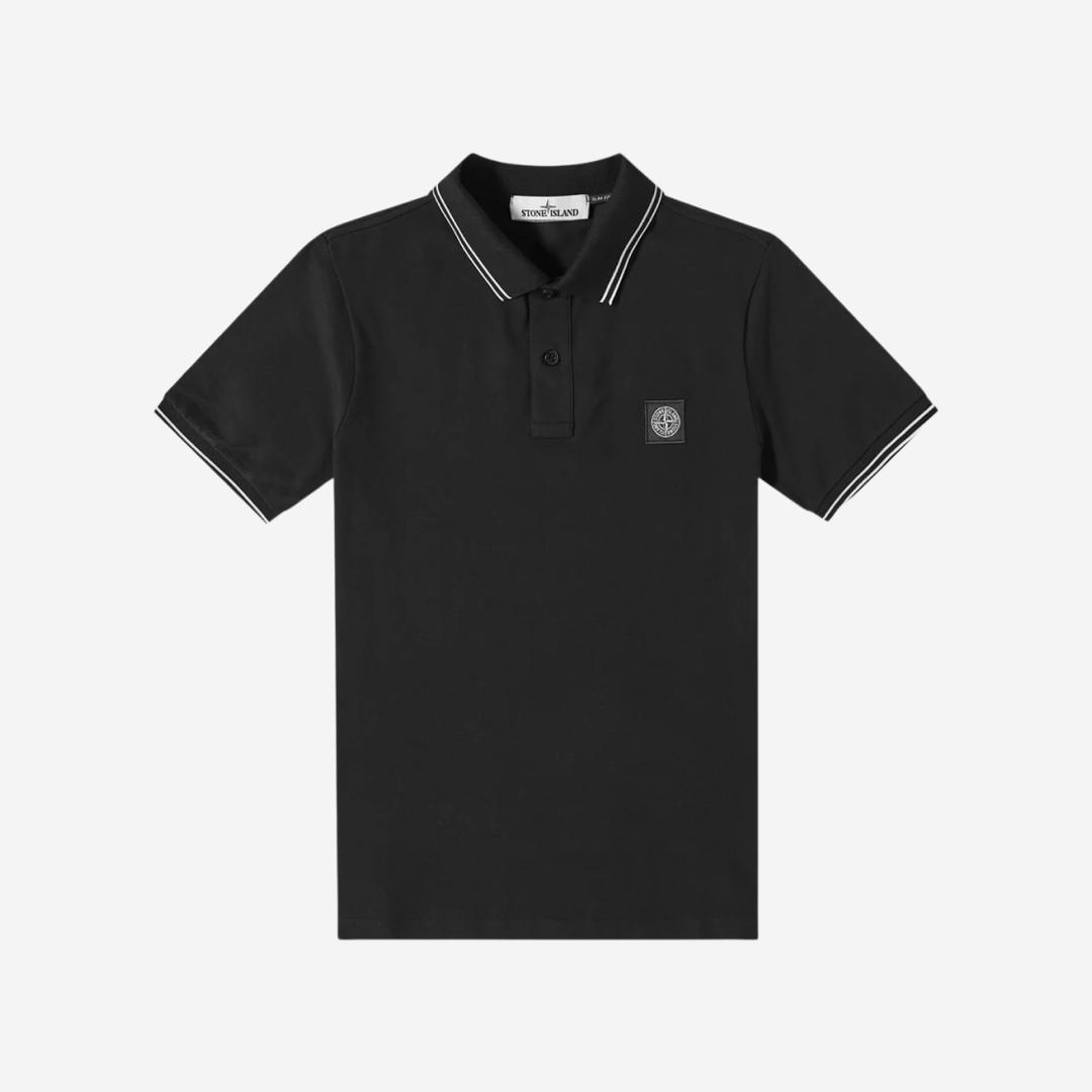 Stone Island 22S18 Polo Shirt Black