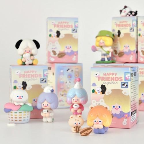 [텐텐단독] HAPPY FRIENDS TOGETHER RiCO TOY - RANDOM (1EA)
