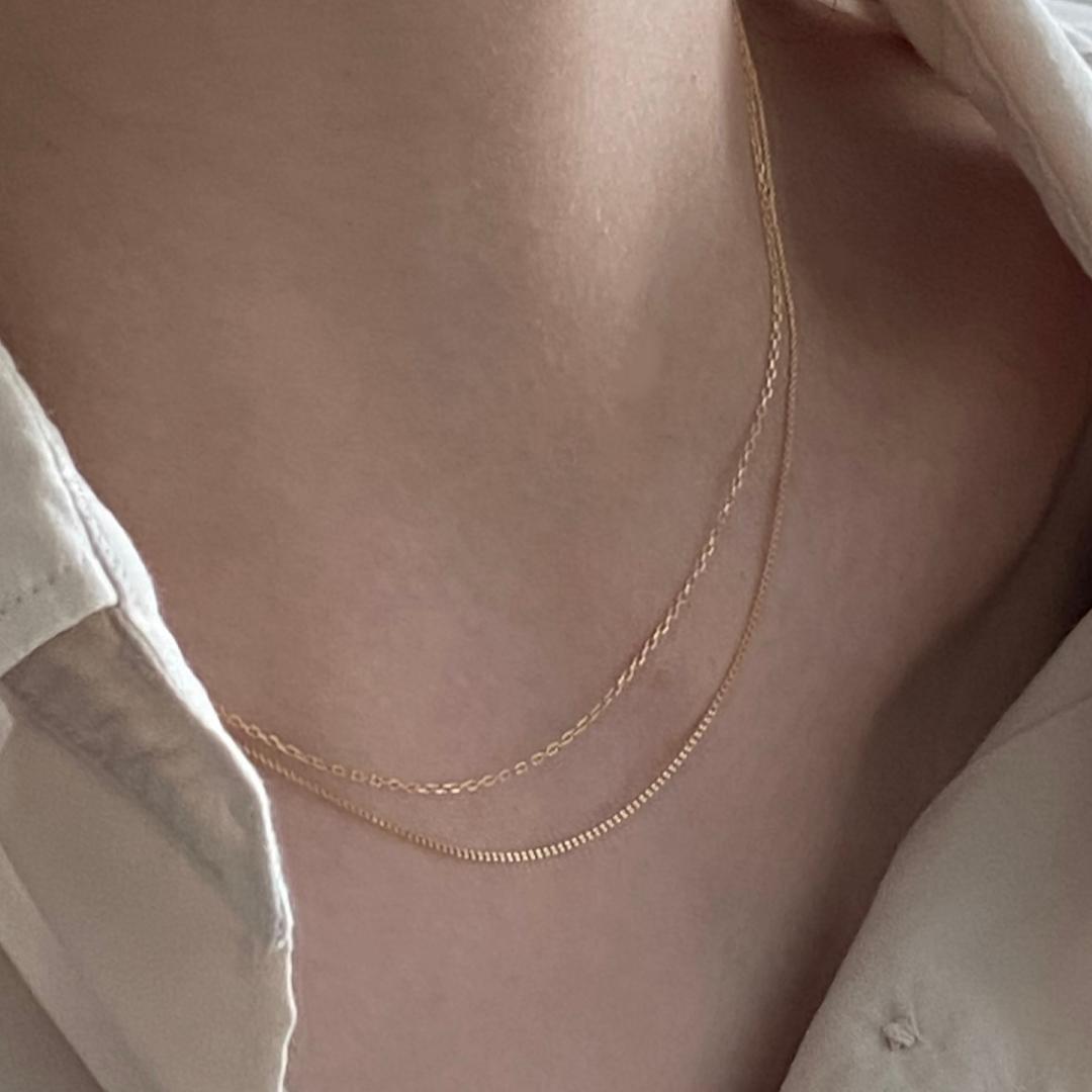 Leaf chain necklace