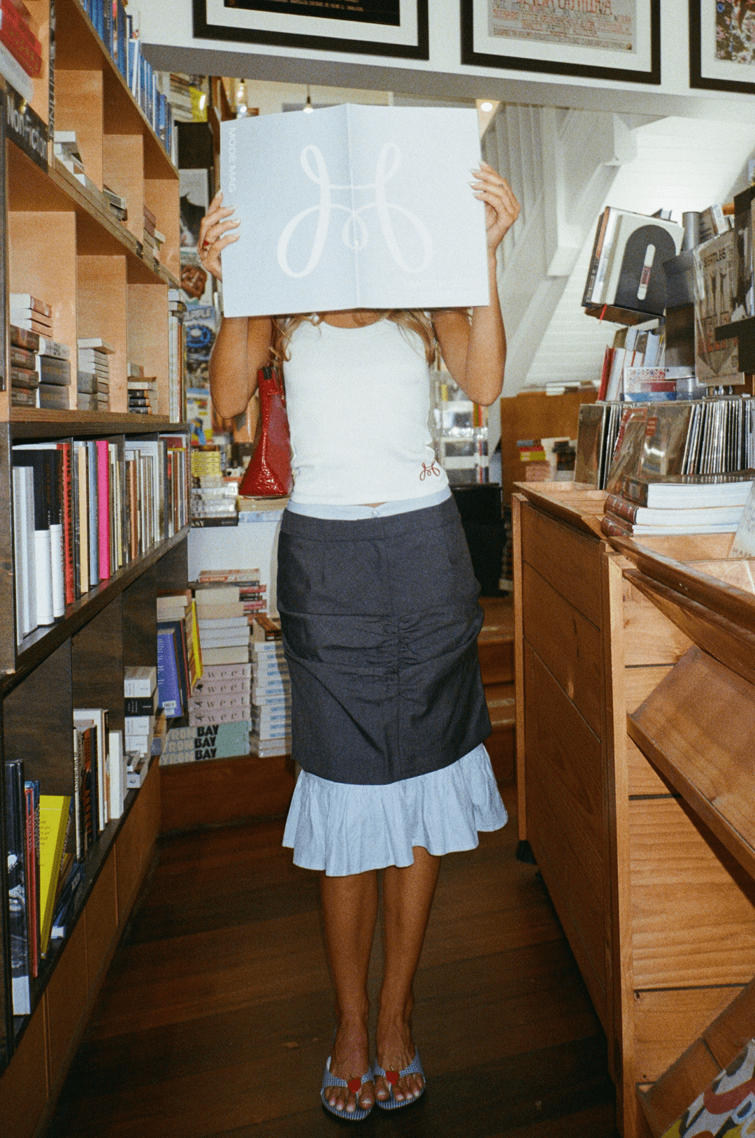GATHERED SUIT SKIRT - XS